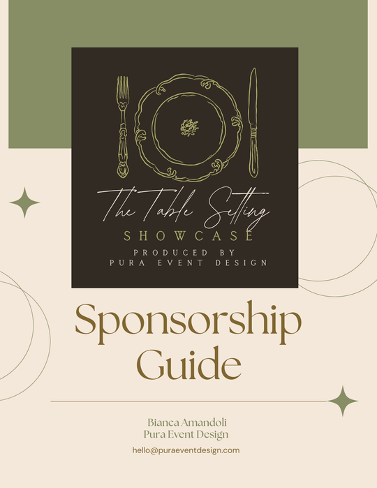 The Table Setting Showcase Sponsorship